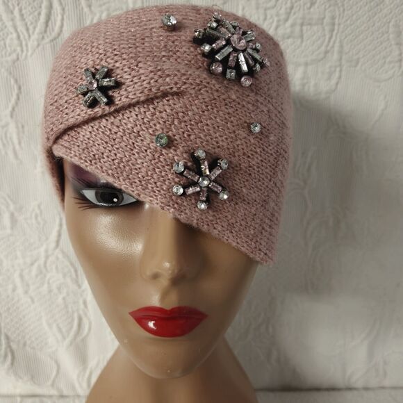 Victoria Secret Winter Angel Pink Rhinestone Headband Snowflake Sparkle Jewels - Picture 1 of 8